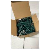 Abeja C7 Clear Christmas Lights Warm White, 25Ft Outdoor Incandescent String Lights with 27 Bulbs(2 Spare), Green Wire Connectable Vintage Decor Light for Patio, Christmas Party, House