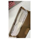 CAROTE 12PCS Knife set with Blade Guards,Granite Nonstick Ceramic Coating,Stainless Steel blade, Wood Grain Handle, Essential knife set,White