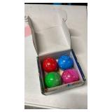 Joytry Christmas Stocking Stuffers, 4 Pack Butter Slime Balls Kit for Kids, Surprise Christmas Slime Gift with Cute Polar Bear Add-ins, Vibrant Colors, Non-Sticky Stress Relief Toy for Girls Boys