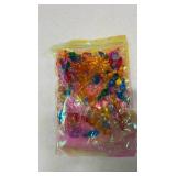 110Pcs in 10 Colors Ceramic Christmas Tree Replacement Bulbs - Plastic Lights Pegs, Included Angel Topperï¼Snowflake Topï¼Cross Stars.