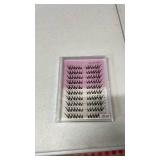 FelinWel Self Adhesive Lashes Clusters 9-12mm Reusable No Glue lashes, Natural Manga Glue Free Eyelashes, Style E