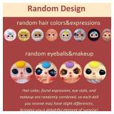 CALEMBOU Plush Doll Blind Box, Cute Rabbit Stuffed Animal Vinyl Plush Toys, Kawaii 1 of 6 Possible Mystery Collectible Toys Cute Soft Animals Charm Birthday Gifts (Lili