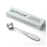 BERYLER 1PCS 1/2tsp(1/6tbsp, 2.5 ml) Single Measuring Spoon, Stainless Steel Individual Teaspoon, Metal Measure Scoop with Gift Box