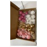 BOUBONI 48 Pcs Balls Cake Topper Decorations Balloon Cupcake Toppers Foam Cake Topper Balls Cake Balls Decorations for Birthday Party Wedding Anniversary Cake Decorating (Rose Red, Pink, White, Gold)