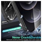 JDHDL 3 Pack Flexible Film Screen Protector for iPhone 12 Pro Max, Non-breakable Soft TPU Hydrogel Film for iPhone 12 Pro Max Screen Protector Film (NOT Glass)