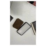 Usroom Compatible with Magsafe for iPhone 15 Pro Wallet Case Magnetic Card Holder, RFID Blocking 2 in 1 Detachable Kickstand Shockproof Case for Women Men, Brown