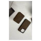 Usroom Compatible with Magsafe for iPhone 15 Pro Wallet Case Magnetic Card Holder, RFID Blocking 2 in 1 Detachable Kickstand Shockproof Case for Women Men, Brown