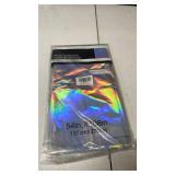 4 Pack Iridescent Plastic Tablecloths Disposable Table Cover Sparkly Foil Table Cloth for Rectangle Tables Party Decorations Birthday Princess Bridal Wedding Christmas Iridescence, 54 x 108 Inch