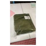 NICETOWN Window Curtains Blackout Drapes for Christmas Decoration, Thermal Insulated Solid Rod Pocket Blackout Curtains/Draperies for Living Room (One Pair,42 by 63-Inch,Olive Green)