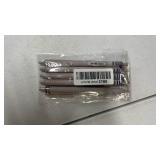 Tombow Permanent Ballpoint Pens, Monograph Light, 0.5mm, Black Ink, Smoky Brown Axis, Pack of 5, BC-MGLE55-5P