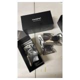 MANSPOT Manscape Body & Pubic Hair Trimmer for Men, Electric Groin Hair Trimmer, Replaceable Ceramic Blade Heads,Waterproof for Wet/Dry Use,Standing Recharge Dock,90 Minutes Shaving(Black)