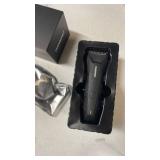 MANSPOT Manscape Body & Pubic Hair Trimmer for Men, Electric Groin Hair Trimmer, Replaceable Ceramic Blade Heads,Waterproof for Wet/Dry Use,Standing Recharge Dock,90 Minutes Shaving(Black)