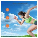 Aamft Bone Conduction Headphones - Bluetooth 6.0 Open Ear Headphones, Comfort Fit Wireless Headphones with Mic, 10hrs Playtime, IPX6 Sweatproof, Lightweight,Premium Loud Sound for Running,Sport,Travel