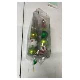 Syhood 37 Pcs 1.57 Inch Whimsical Christmas Tree Ornaments Balls Lime Green Bendable Christmas Tree Decorations Ornaments