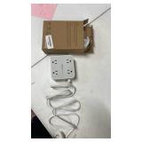 Surge Protector Power Strip - HANYCONY 8 Outlets 4 USB (2 USB C) Charging Ports, Multi Plug Outlet Extender, 5Ft Braided Extension Cord, Flat Plug Wall Mount Desk Charging Station for Home Office ETL