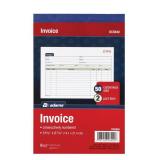 Adams Invoice Book 3 Pack, 2 Part Carbonless Invoices, Horizontal Sales Slip, 5-9/16 x 8-7/16 Inches, 50 Sets per Book (DC5840-3)