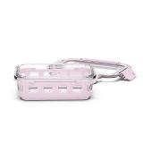 Ello Duraglass Meal Prep Container, 1.75 cup- Glass Food Storage Container with Silicone Sleeve and Airtight BPA-Free Plastic Lid, Dishwasher, Microwave, and Freezer Safe, Cashmere Pink