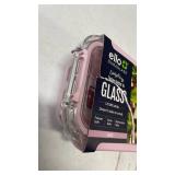 Ello Duraglass Meal Prep Container, 1.75 cup- Glass Food Storage Container with Silicone Sleeve and Airtight BPA-Free Plastic Lid, Dishwasher, Microwave, and Freezer Safe, Cashmere Pink