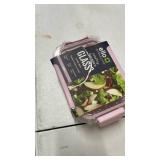 Ello Duraglass Meal Prep Container, 1.75 cup- Glass Food Storage Container with Silicone Sleeve and Airtight BPA-Free Plastic Lid, Dishwasher, Microwave, and Freezer Safe, Cashmere Pink