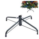 CIPOWM Christmas Tree Stand, 15.7inch Folding Xmas Tree Stand Metal Replacement Xmas Tree Stand Base for 3ft to 6ft Artificial Christmas Tree, Green