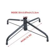 CIPOWM Christmas Tree Stand, 15.7inch Folding Xmas Tree Stand Metal Replacement Xmas Tree Stand Base for 3ft to 6ft Artificial Christmas Tree, Green