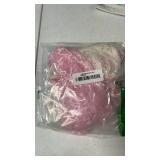 Windkream Pink Lace Table Runner with Big Bow Ends 12 x 71 Inch Vintage Rectangle Macrame Embroidered Runner French Style Tablecloth for Wedding Kitchen Dining Table Home Decor