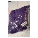 NEWCOSPLAY Super Soft Throw Blanket Purple Premium Silky Flannel Fleece 3D Clouds Stylish Jacquard Lightweight Bed Blanket All Season Use 350GSM (Purple, Throw(50\"x60\"))