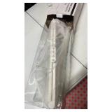 Micomlan Led Desk Lamp for Home Office, White Architect Desk Lamp with Clamp for Crafting, 24W Bright Rotatable Led Table Light Stepless Dimming Tempering Wide Computer Light with Atmosphere Lighting