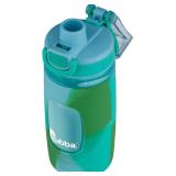 Bubba Flo Kids Water Bottle with Silicone Sleeve, 16oz., Rock Candy and Kiwi