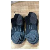 Heatuff Mens Athletic Ankle Socks Moisture Wicking Cushion Running Low Cut Sock 6 Pack