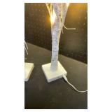 LED Birch Tree Table Lamps 2pk