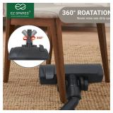 EZ SPARES Replacement for Universal Vacuum Cleaner Floor Brush Head, 1 1/4\" 32mm 2 New Functions Choose (On Floor&Carpet),Vacuum Cleaner Parts Attachment Accessory