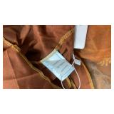 LalaMira Embroidered Orange Tulle Party Dress 10yr