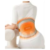IKEEPFIT Portable Heating Pad for Back, Cordless Wearable Heat Belt with Massager for Lower Back Pain Relief, Battery Powered 8000 mAh Rechargeable, MAXwarmÂ® 3.0, Gift for Women Men 90-310 lbs
