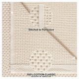 Homaxy 100% Cotton Kitchen Towels and Dishcloths Set, 12 x 12 Inches and 13 x 28 Inches, Set of 8 Bulk Kitchen Towels Set, Ultra Soft Absorbent Dish Cloths for Washing Dishes, Beige