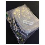 FYY Travel Electronic Cable Organizer Bag, Pouch Electronic Accessories Carry Case Portable Waterproof Double Layers Storage Bag for Cable, Cord, Charger, Phone, Earphone, Medium Size, Grey