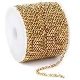 Gold Plated Jewelry Chain Roll