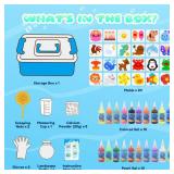 Magic Water Elf Toy Kit, Waters Pets, Aqua Fairy Water Gel Kit with 20 Magic Gels & 24 Shape Molds, DIY Squishy Maker, Summer Activities for Kidsï¼Make Your Own Squishies Toys Crafts for Boys & Gi