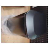 Cesun Small Bathroom Trash Can with Lid Soft Close, Step Pedal, 6 Liter / 1.6 Gallon Stainless Steel Garbage Can with Removable Inner Bucket, Anti-Fingerprint Finish (Matt Black)