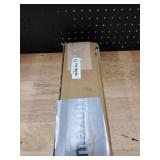 Curtain Rods for Windows 66 to 120 Inches, Adjustable 1 Inch Black Curtain Rod for Outdoor Indoor, Modern Heavy Duty Drapery Rod, Ceiling Mounted Room Divider, All Metal, Easy Install