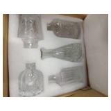 SUPMIND Glass Bud Vase Set of 5, Clear Small Flower Vases for Centerpieces in Bulk, Mini Vintage Vase for Rustic Wedding, Home,Table