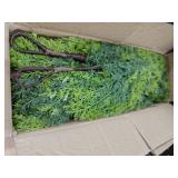 2PCS 9FT Christmas Cedar Garland Artificial Realistic Green Faux Real Touch Winter Pine Garland for Mantle Fireplace Wall Table Indoor Outdoor Decoraiton