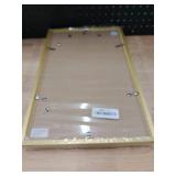 An&He 11x17 Picture Frame, Gold Photo Frame for Tabletop and Wall Display, Minimalist Design, Set of 3