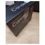 VIEWELLD Flickering Flameless Candles with Remote and Timer, Realistic LED Candles, Battery Operated Candles for Christmas Home Wedding Birthday Decoration, Real Wax Set of 3(Ivory White)