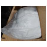 KUCEY Cooling Side Sleeper Pillow for Neck and Shoulder Pain, Luxury Shredded Memory Foam Curved Bed Pillows for Sleeping Set of 1- Adjustable Queen Size- Washable Cover Crescent White