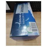 KUCEY Cooling Side Sleeper Pillow for Neck and Shoulder Pain, Luxury Shredded Memory Foam Curved Bed Pillows for Sleeping Set of 1- Adjustable Queen Size- Washable Cover Crescent White