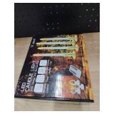 Koncifun Window Candles 12 Pack Battery Operated Candle with 2 Remote Controls Timer Flameless Taper Candles Removable Golden Holder and Suction Cup for Christmas Decorations