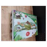 GIAT Dinosaur Track Toys - Best Birthday Gifts for 3 4 5 6 7 Year Old Boys Girls, Dinosaur Race Car Track with Light & Sound, Create A Dinosaur World Road Race