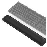 TECKNET Wrist Rest for Computer Keyboard, Thicken Memory Foam Wrist Support Pad for Keyboard, Ergonomic Palm Rest for Pain Relief, Anti-Slip Rubber Base, 17x3.3 in, 1 inch (25mm), Black