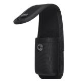 TACNEX OC/Mace Spray Holster for Duty Belt Pepper Spray Pouch MK3 MK4 Canister Holder Nylon Carry Case w/Top Flap Copper Snap MOLLE Strap for Police Security LE (Short Nylon Pouch, MK-3 and Similar)